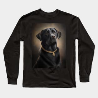 Royal Portrait of a Labrador Retriever Long Sleeve T-Shirt